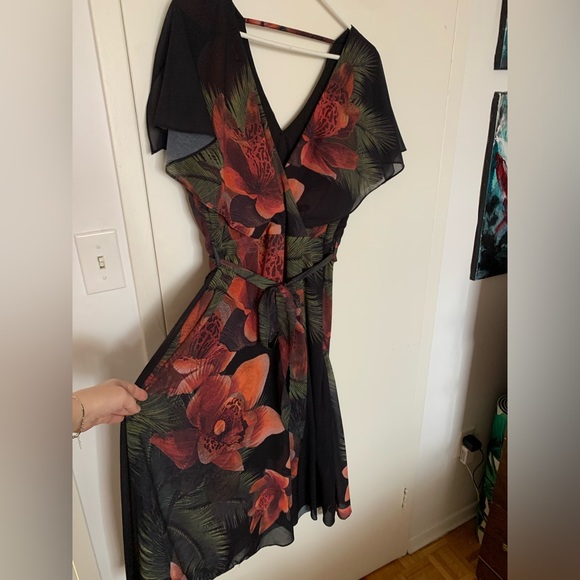 FLORAL MAXI DRESS - Picture 4 of 9